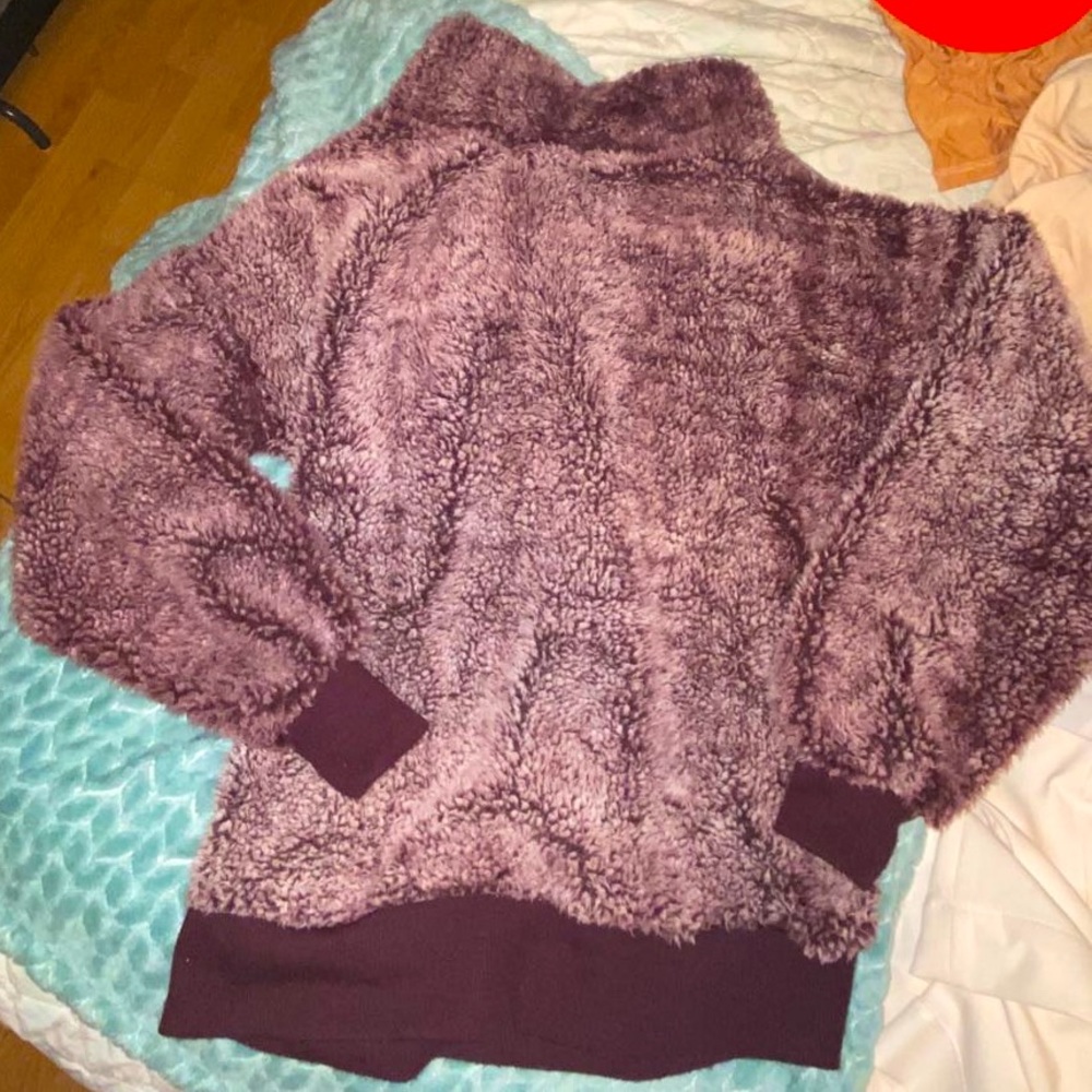 Poof New York fuzzy sweater